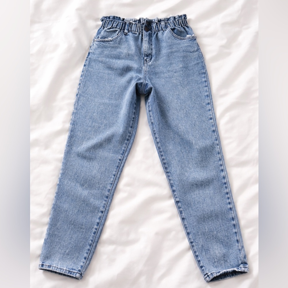 Wild Fable Light Blue High Rise distressed Jeans - Picture 7 of 15